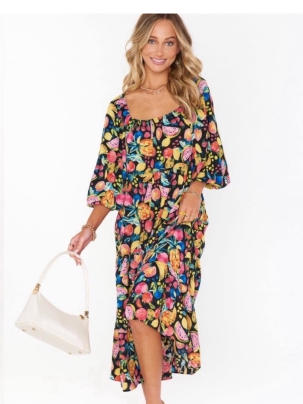 NWT Show Me Your Mumu Fruity Tango Day or Night Midi dress